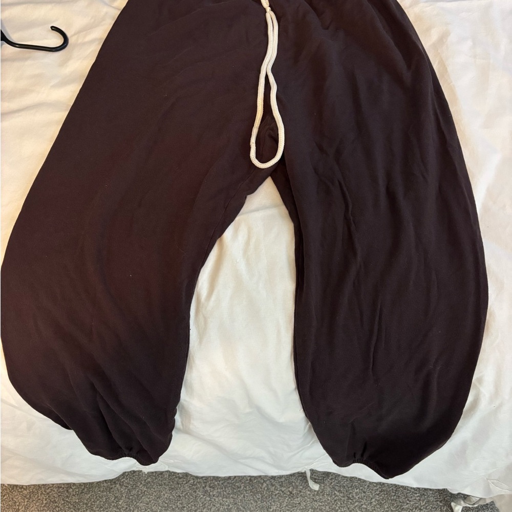 aerie Brown Drawstring Jogger Pants